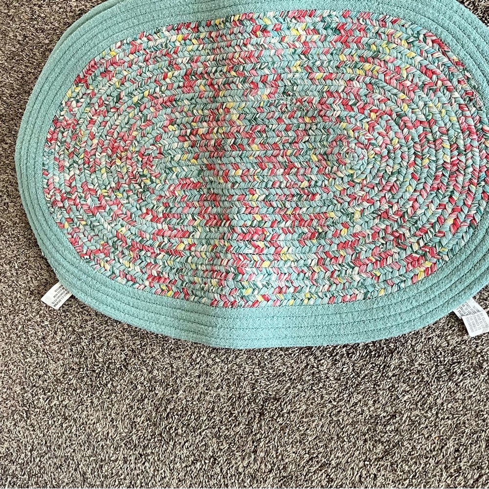 2 Multi Colored Kitchen Rugs